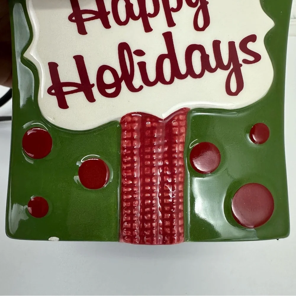 Scentsy All Wrapped Up Full Size Warmer Christmas Gift Holiday Collection Decor